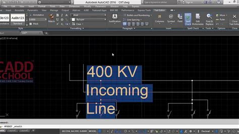 Autocad Electrical Tutorials Single Line Diagram Part 2 Youtube