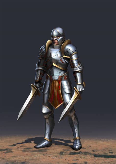 Dual Sword Knight Concept By Zamberz On Deviantart