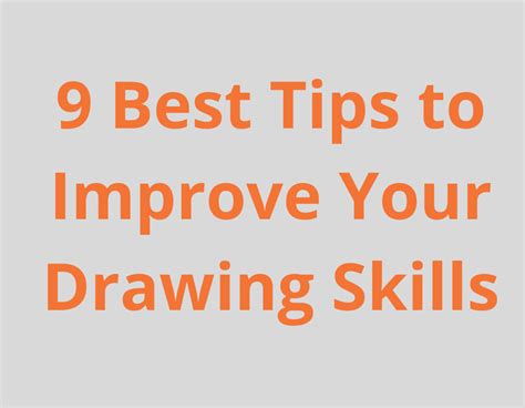 9 Best Tips To Improve Your Drawing Skills Pencil Perceptions