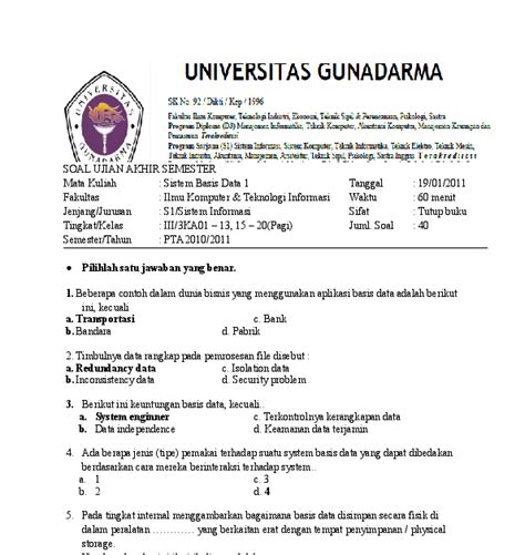 Besar dari hasil pengukuran yang didapatkan. Contoh Soal Normalisasi Basis Data Dan Jawabannya Pdf ...