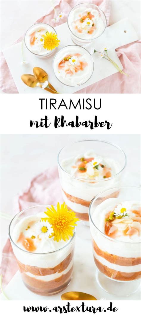 Als erstes wurde ein sirup gekocht. Rhabarber Tiramisu - Das perfekte Dessert für den Frühling (mit Bildern) | Rhabarber ...