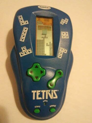 Vintage Radica Tetris Lighted 2000 Handheld Electronic Game Vintage