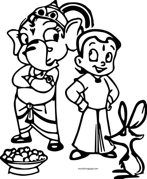 Green gold animation presents chhota bheem aur ganesh special video now you can bring home the fun. Chhota Bheem Ganesh Elephant Mouse Coloring Page29 ...