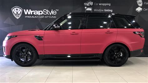 Range Rover Sport Pink Matt Wrap Wrapstyle
