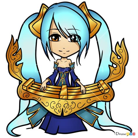 How To Draw Sona Lol Chibi