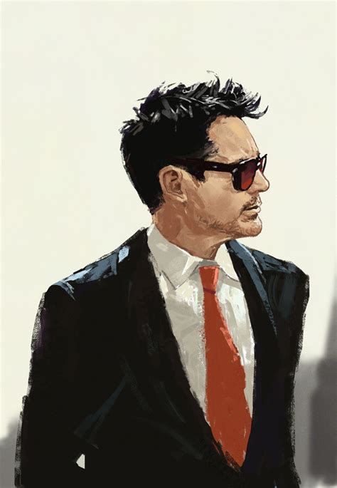 A Painting Of A Man In A Suit And Tie