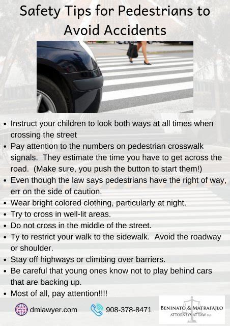 Safety Tips For Pedestrians To Avoid Accidents
