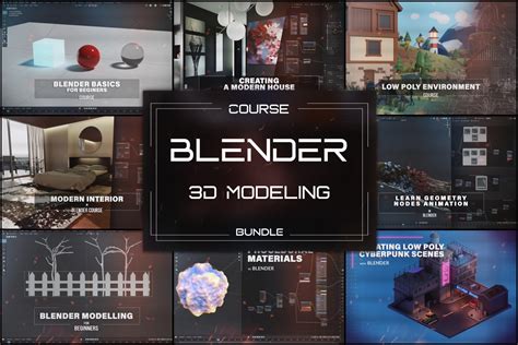 Blender D Modeling Course Bundle Eldamar Studio