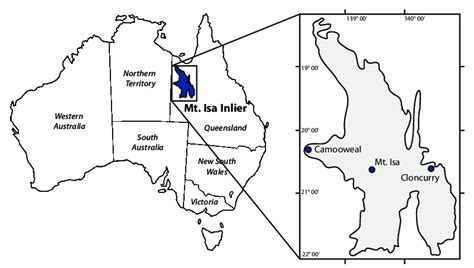 location of the mount isa inlier within australia download scientific diagram