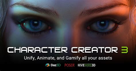 Daz And Poser 3d Characters For Animation And Game Character Creator