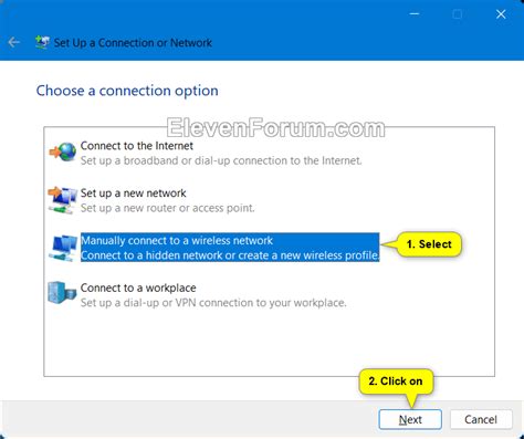 Add Wi Fi Network Profile Without Connecting In Windows 11 Tutorial