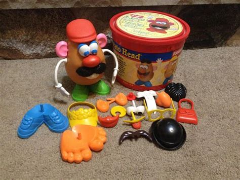 Vintage Mr Potato Head And His Bucket Of Parts Playskool Etsy Canada