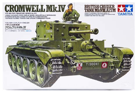 Tamiya 135 British Cromwell Mkiv Tank Plastic Model Kit Ebay