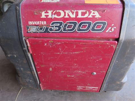 Honda Eu3000is Generator 3000 Watts Oahu Auctions