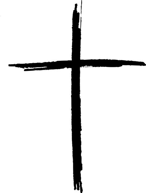 Drawn Cross Svg