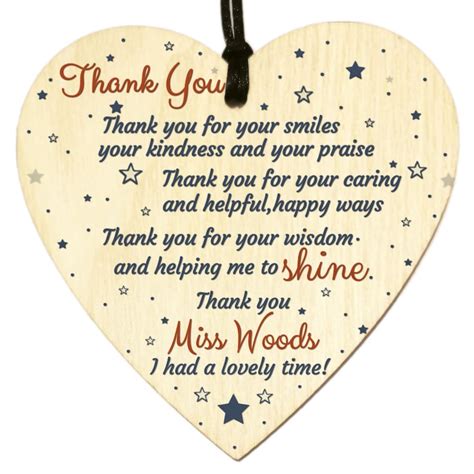 Personalised Thank You Teacher Poem Teaching Assistant Etsy