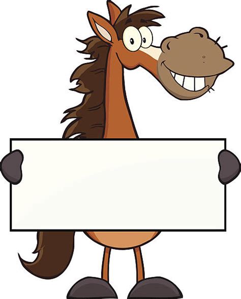 Funny Horse Clip Art Vector Images And Illustrations Istock