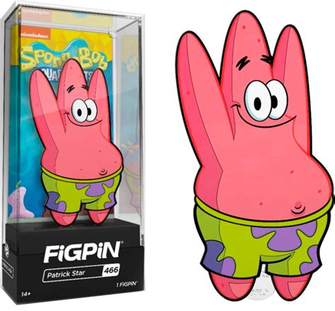 Spongebob Squarepants Patrick Star Figpin Enamel Pin By Figpin