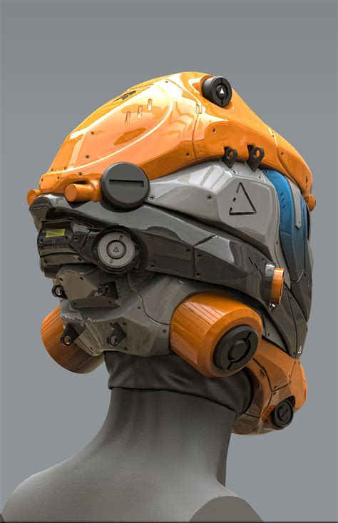Helmet Concepts On Behance Cyberpunk Helmet Futuristic Helmet