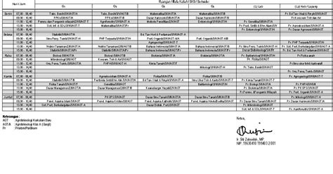 Mohon untuk ditinjau kembali jadwal semester genap tahun akademik. JURUSAN BUDIDAYA PERTANIAN UNIVERSITAS PALANGKARAYA ...