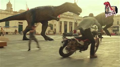 Atrociraptors Motorcycle Chase Scene 🌍 Jurassic World Dominion 2022 Hd Youtube