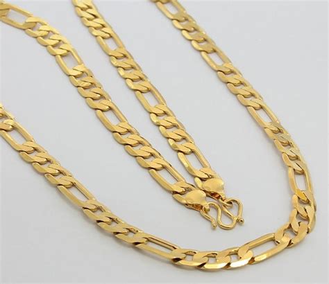 Mens necklace 18k gold chain cuban link chain for men's jewelry, necklace for women, top 316l stainless steel(22inches length, 6mm width necklace). 2017 Wholesale Jewelry Gold Plated Men'S Necklace 8mm ...