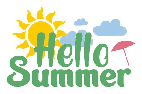 Hello Summer PNG Photo | PNG Mart