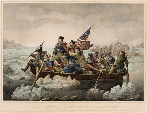 Washington Crossing The Delaware Painting Description View Painting