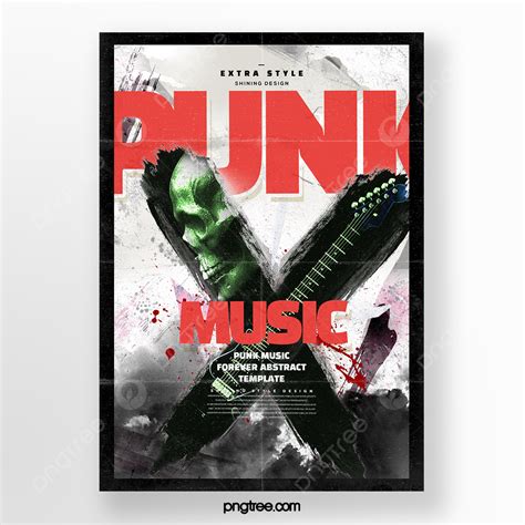 Retro Fashion Punk Rock Festival Poster Template Download On Pngtree
