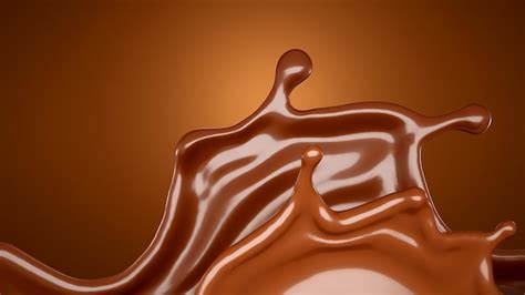 Premium Photo 3d Rendering Of Chocolate Flowing Splash