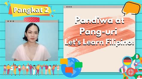 Lets Learn Filipino Pandiwa Verb At Pang Uri Adjective Youtube
