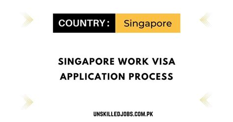 Singapore Work Visa Application Process 2024 Visit Now
