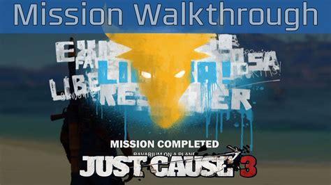 Just Cause 3 Bavarium On A Plane Mission Walkthrough Hd 1080p Youtube