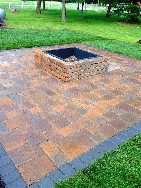 20 Stunning Outdoor Patio Paver Ideas For Your Home Fire Pit Backyard