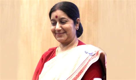 Sushma Swaraj Exchanges Pleasantries With Pakistan Foreign Official