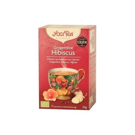 Yogi Tea Ginger Hibiscus 17pcs Pharmacy Products From Pharmeden Uk