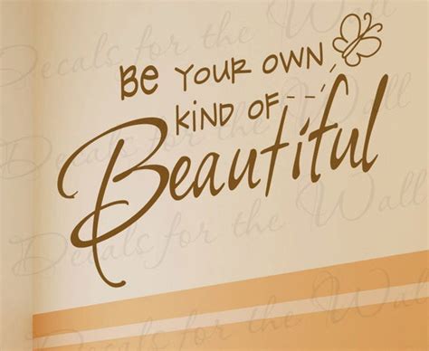Be Your Own Kind Beautiful Inspirational Motivational Kid