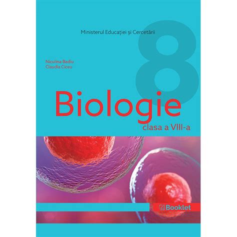 Biologie Clasa A Viii A Editura Booklet