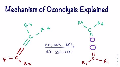Ozonolysis Of Alkenes Mechanism Youtube