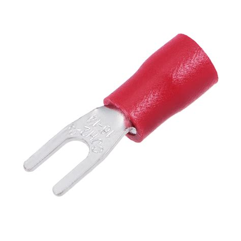 Sv2 3 Insulated Fork Spade Wire Crimp Terminal 16 14awg Red 150pcs