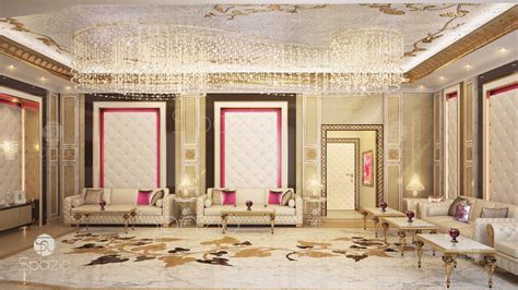 Luxury Majlis Interior Design In Dubai Residential Palace Spazio