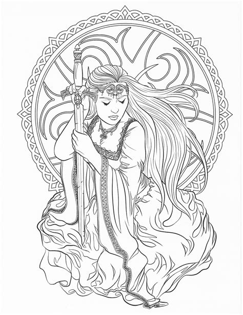 Goth Girl Coloring Pages