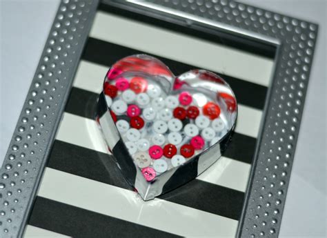 Valentines Day Framed Button Art Rachel Teodoro