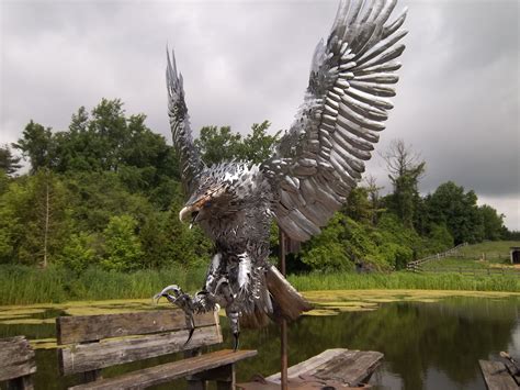 Maybe you would like to learn more about one of these? sheet metal eagle art - Google Search | Metal art, Eagle metal wall art, Metal yard art