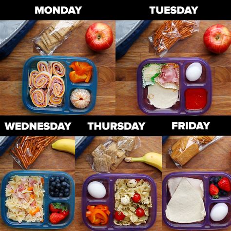 A Weeks Worth Of Make Ahead School Lunches That Arent Sandwiches Recipes Healthy School