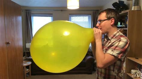 Tuftex 24 Inch Crystal Yellow Balloon Blow To Pop Btp B2p Youtube