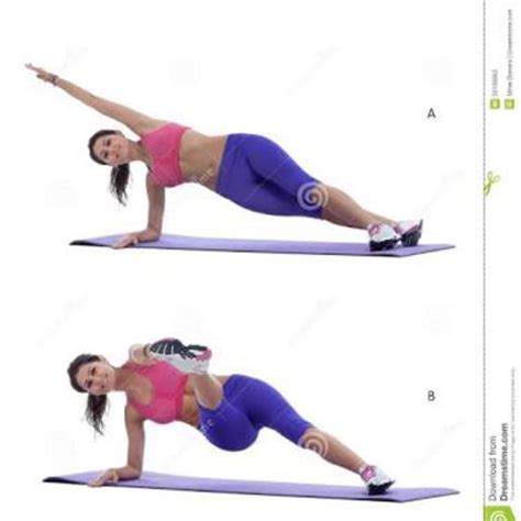 Push Up Side Plank Toe Touch By Christa C Exercise How To Skimble