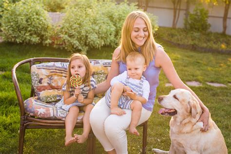 We sell sell most things you need for your outdoor ponds and indoor aquariums, plus food and accessories you need for your family pets. Mother and her children Relaxing In Garden With Pet Dog ...
