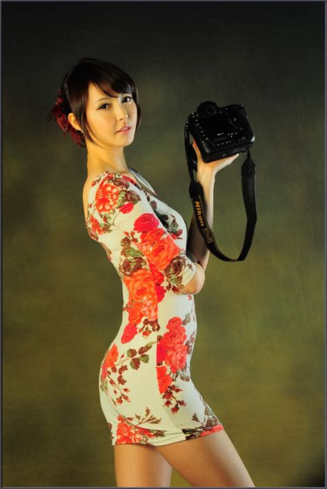 Fashion Beautiful Girls Model Pretty Hot Kang Yui Nikon Digital Live