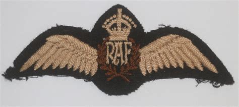 Original Ww2 British Royal Air Force Raf Flight Sergeants Pilot Wing 1